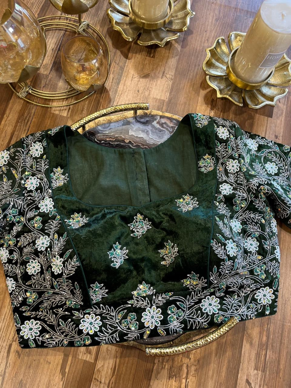 Velvet Handworked Blouse