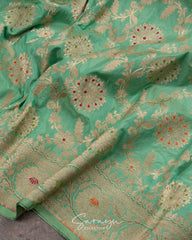 Banarasi Meenakari All Over Silk Saree