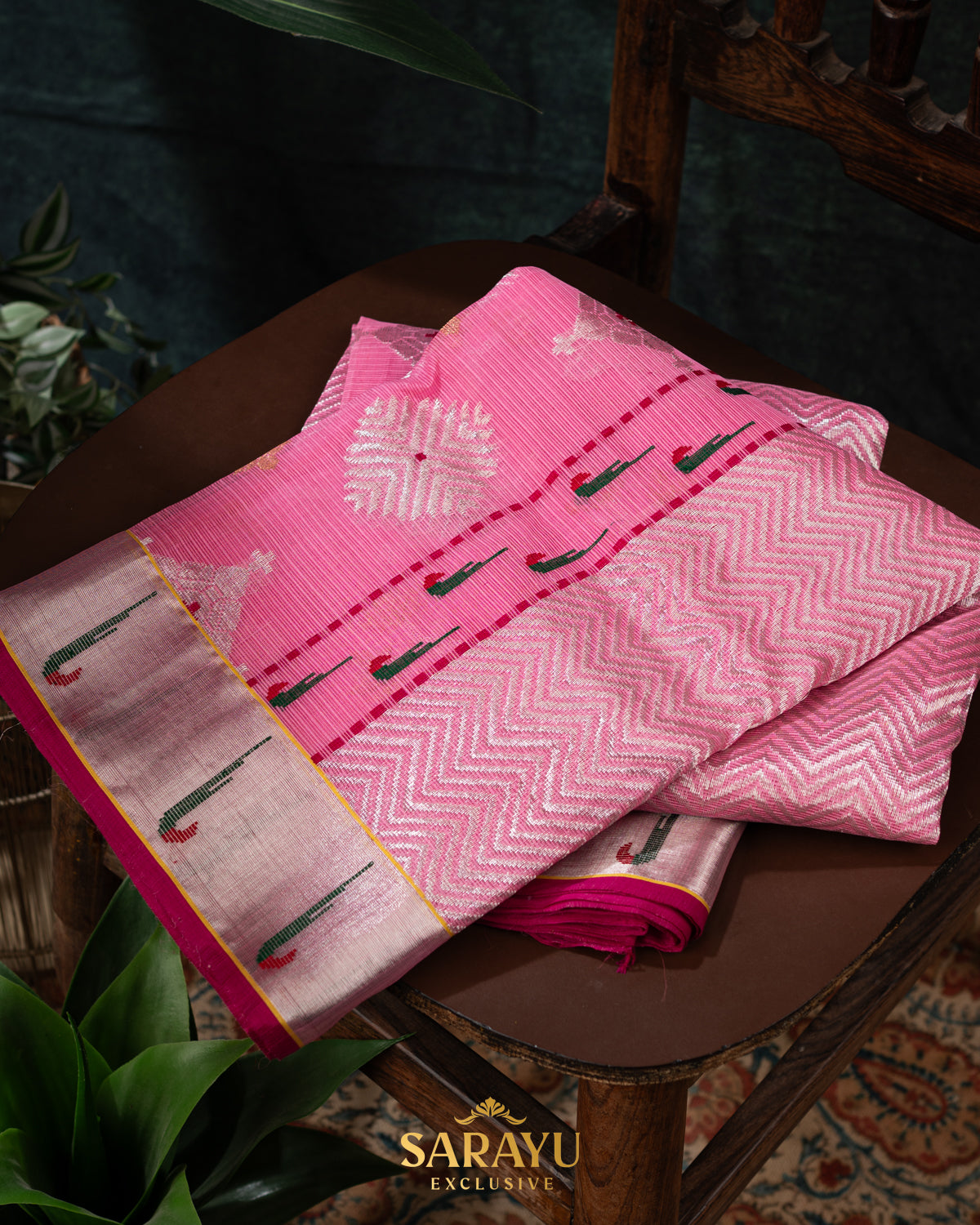 Candy Pink Pure Kota Silk