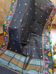 Black Pure Zari Kota