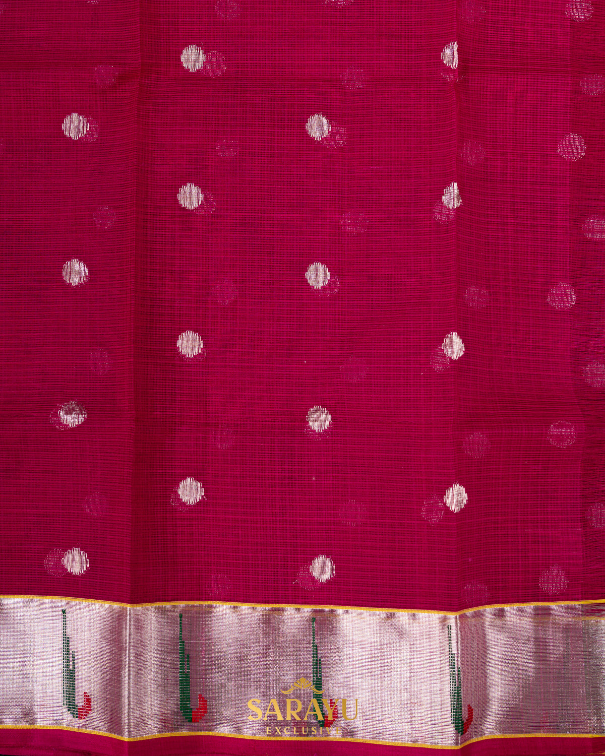 Candy Pink Pure Kota Silk