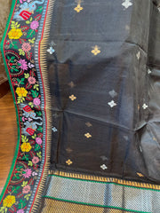 Black Pure Zari Kota