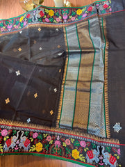 Black Pure Zari Kota