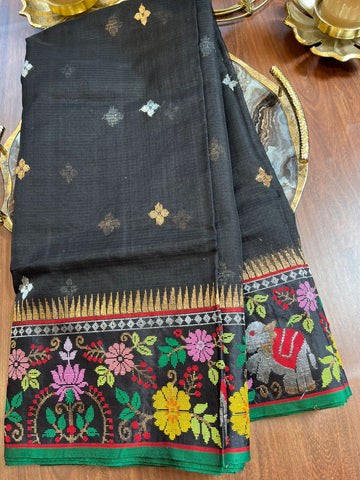 Black Pure Zari Kota