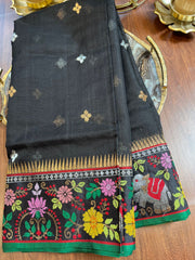 Black Pure Zari Kota
