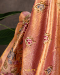 Onion Pink Soft Drape Kanchi