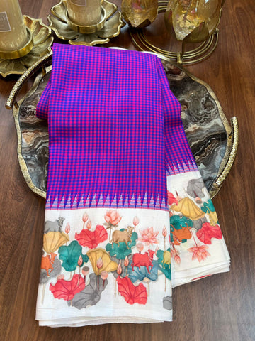 Pure Softdrape Digital Printed Kanchi Pattu