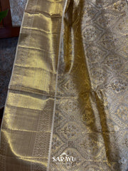 Exclusive Cream Pure Intricately Weaved Pure Kanchi