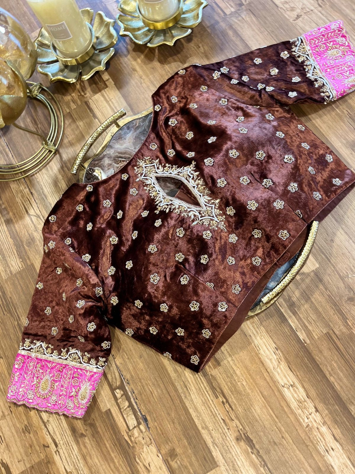 Velvet Handworked Blouse