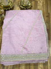 Handloom Handworked Organza Saree