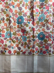Pure softdrape digital printed kanchi pattu