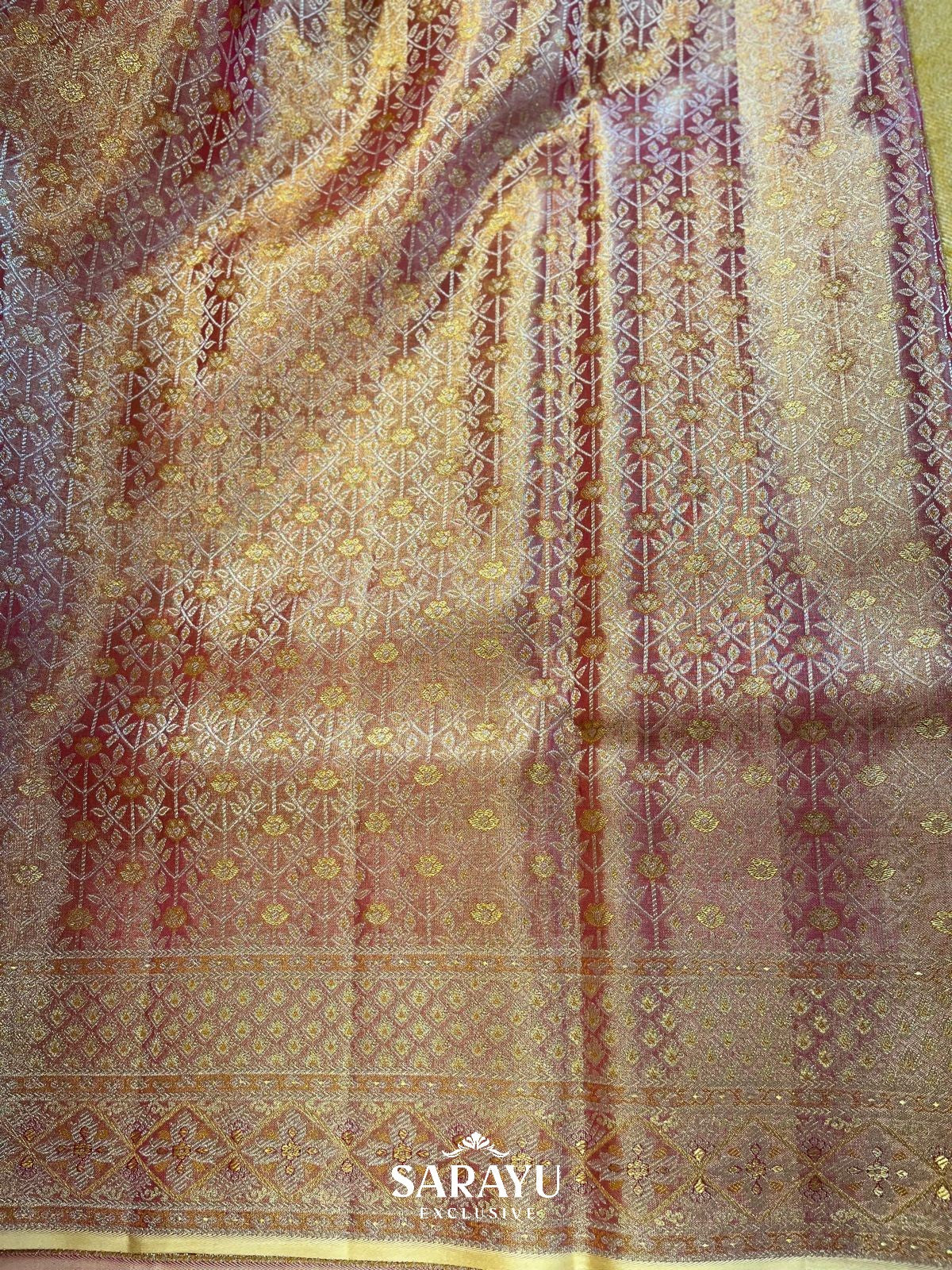 Deep Yellow Pure Tissue Kanchi