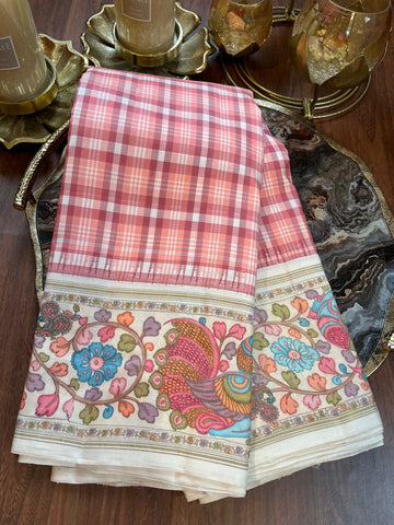 Pure softdrape digital printed kanchi pattu