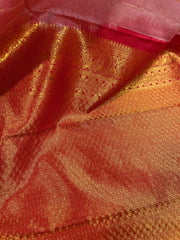 White Pure Kanchi Digital Silk