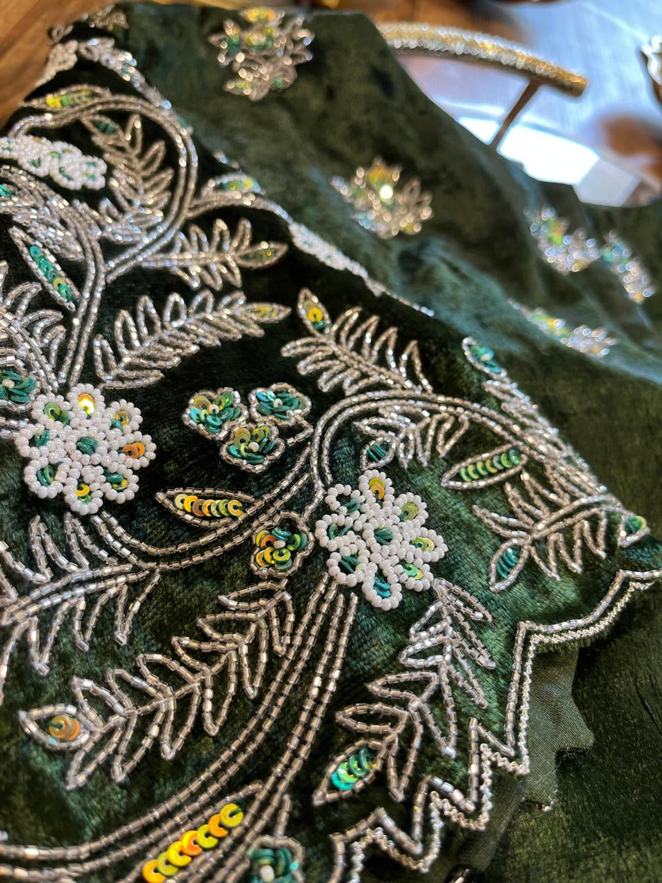 Velvet Handworked Blouse