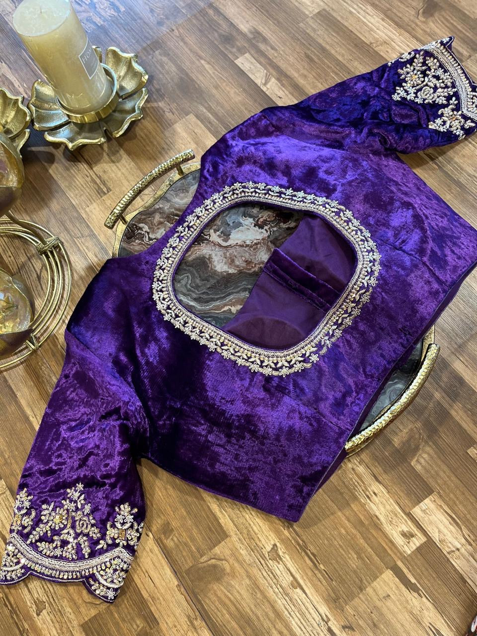 Velvet Handworked Blouse