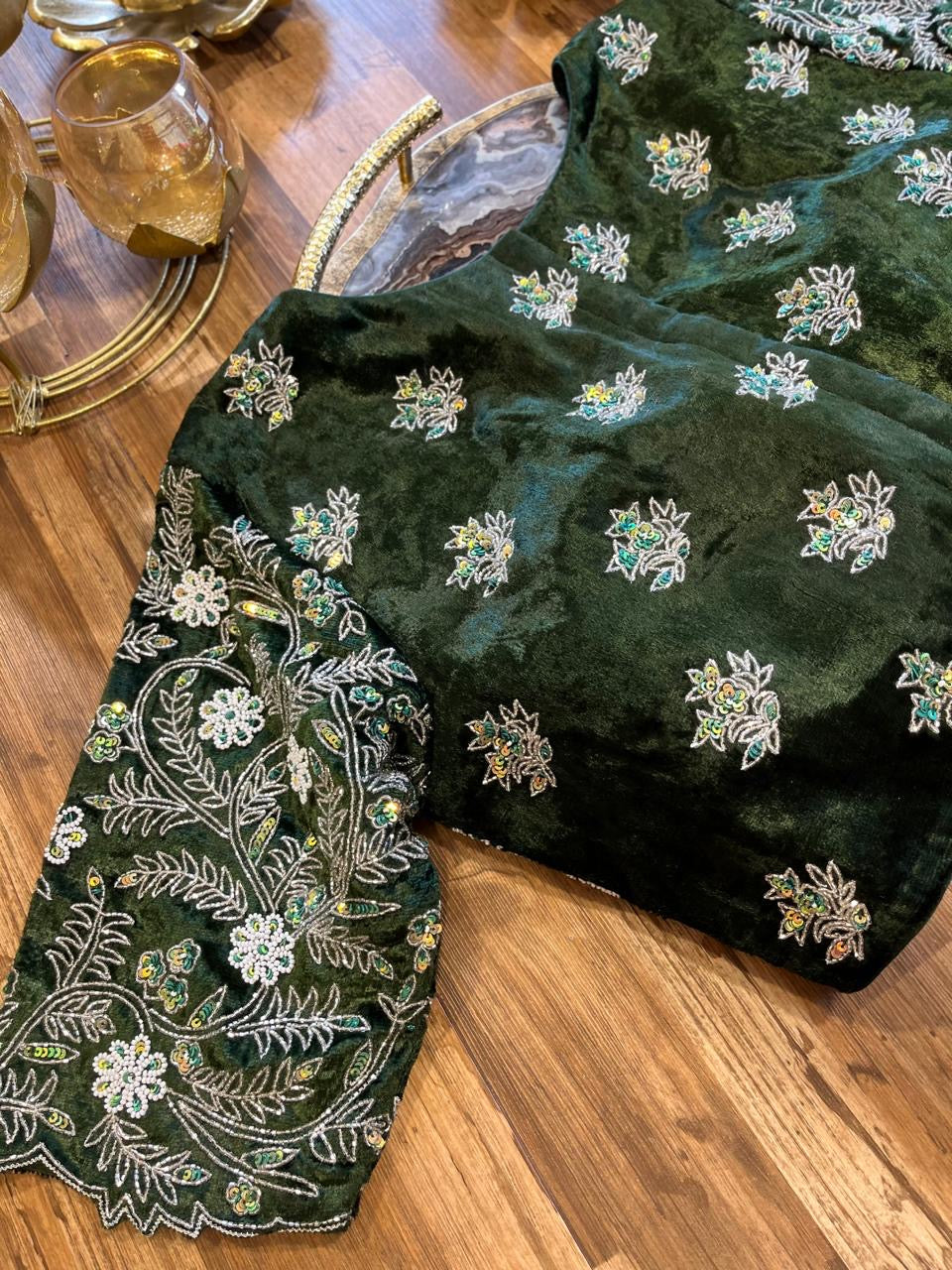 Velvet Handworked Blouse