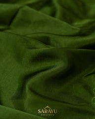 Light Green German Silk Designer Saree