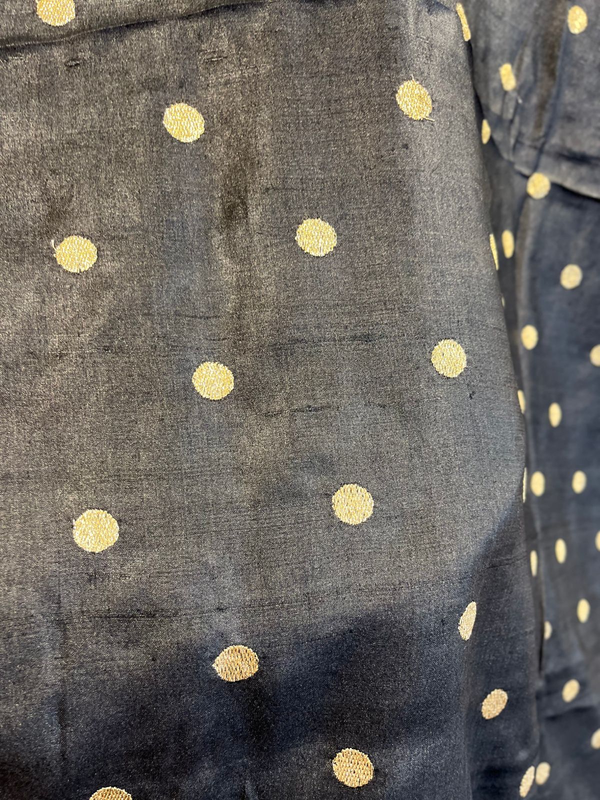 Black Shade Pure Tussar Saree