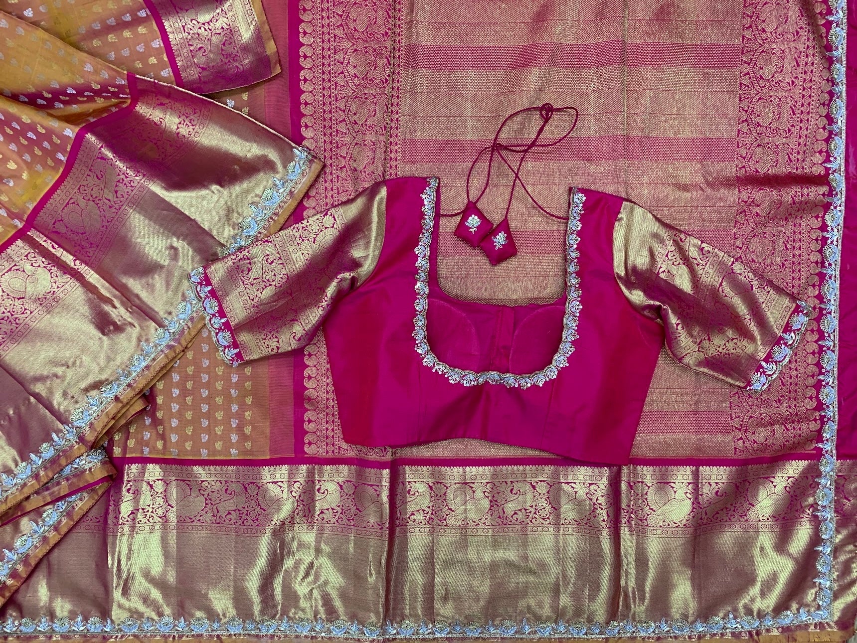 Gadwal Pattu with Handworked border