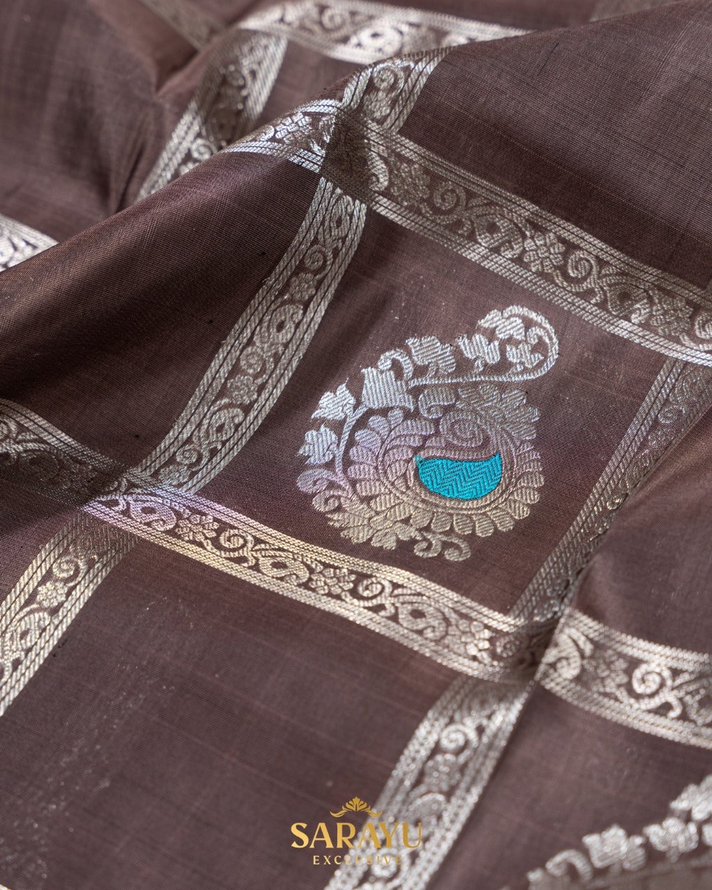 Unique Brown Venkatagiri Silk