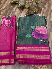 Green Designer Exclusive Kanchi Pattu