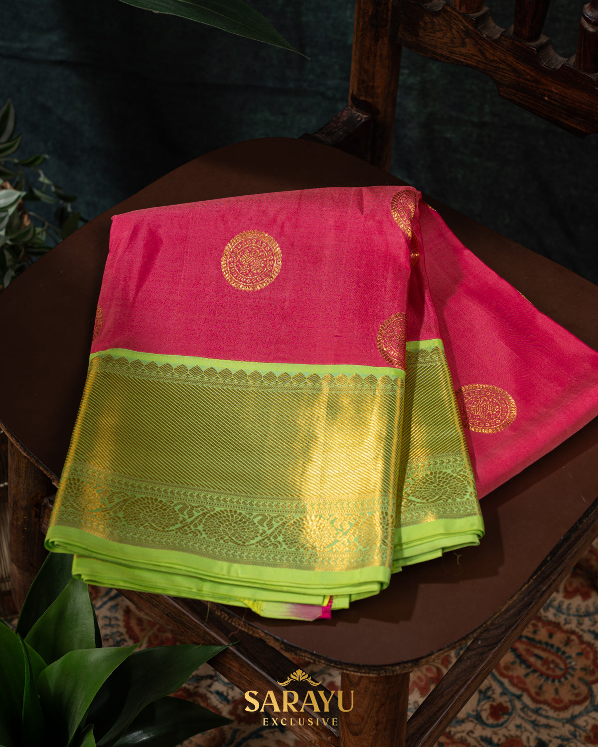 Beautiful and Rich Combination Authentic Soft Drape Kanchi Silk