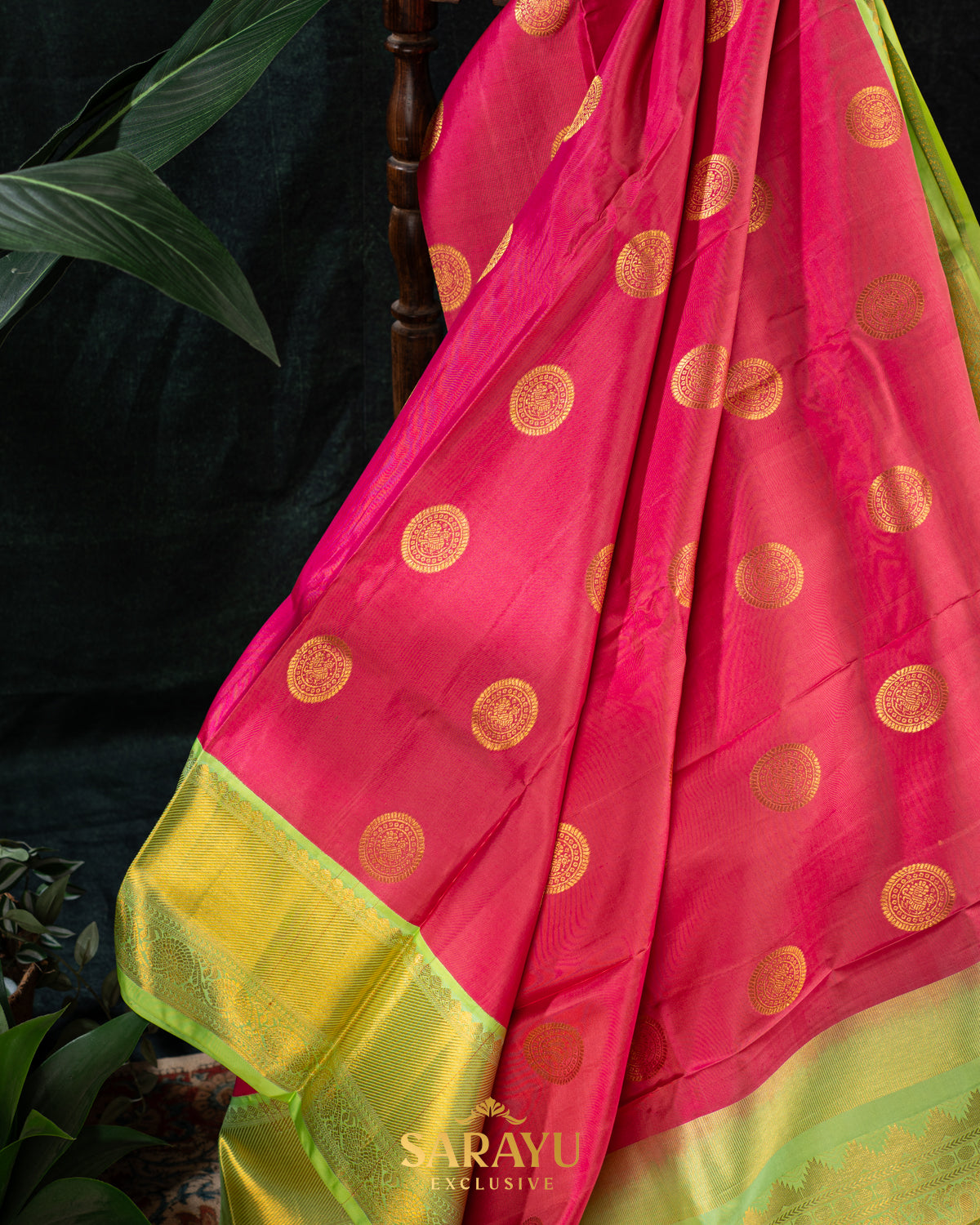 Beautiful and Rich Combination Authentic Soft Drape Kanchi Silk