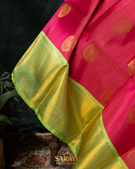 Beautiful and Rich Combination Authentic Soft Drape Kanchi Silk