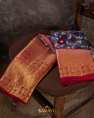 Pure Kanchi Handpainted Kalamkari