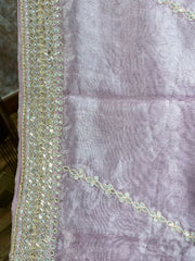 Handloom Handworked Organza Saree