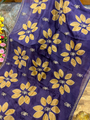Pure Organza Designer Saree