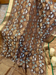 Designer Zari Kota saree