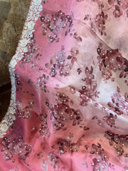 Pure Fine Silk Digital Organza… ✨