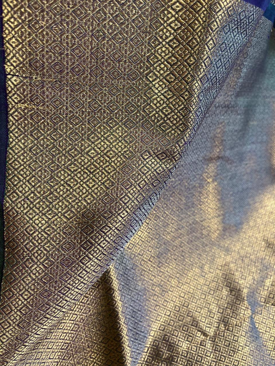 Light Purple Twill ikkat