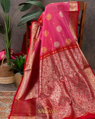 Bright Pink Venkatgiri Pure Silk