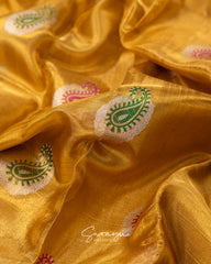 Golden Yellow Pure Tissue Kanchi