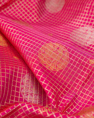 Bright Pink Venkatgiri Pure Silk