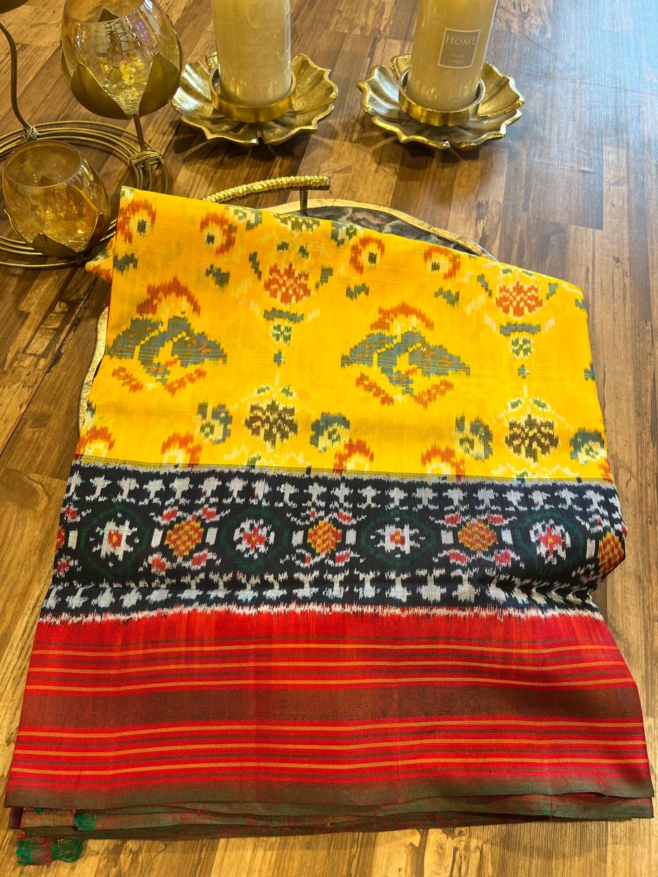 Yellow Twill ikkat