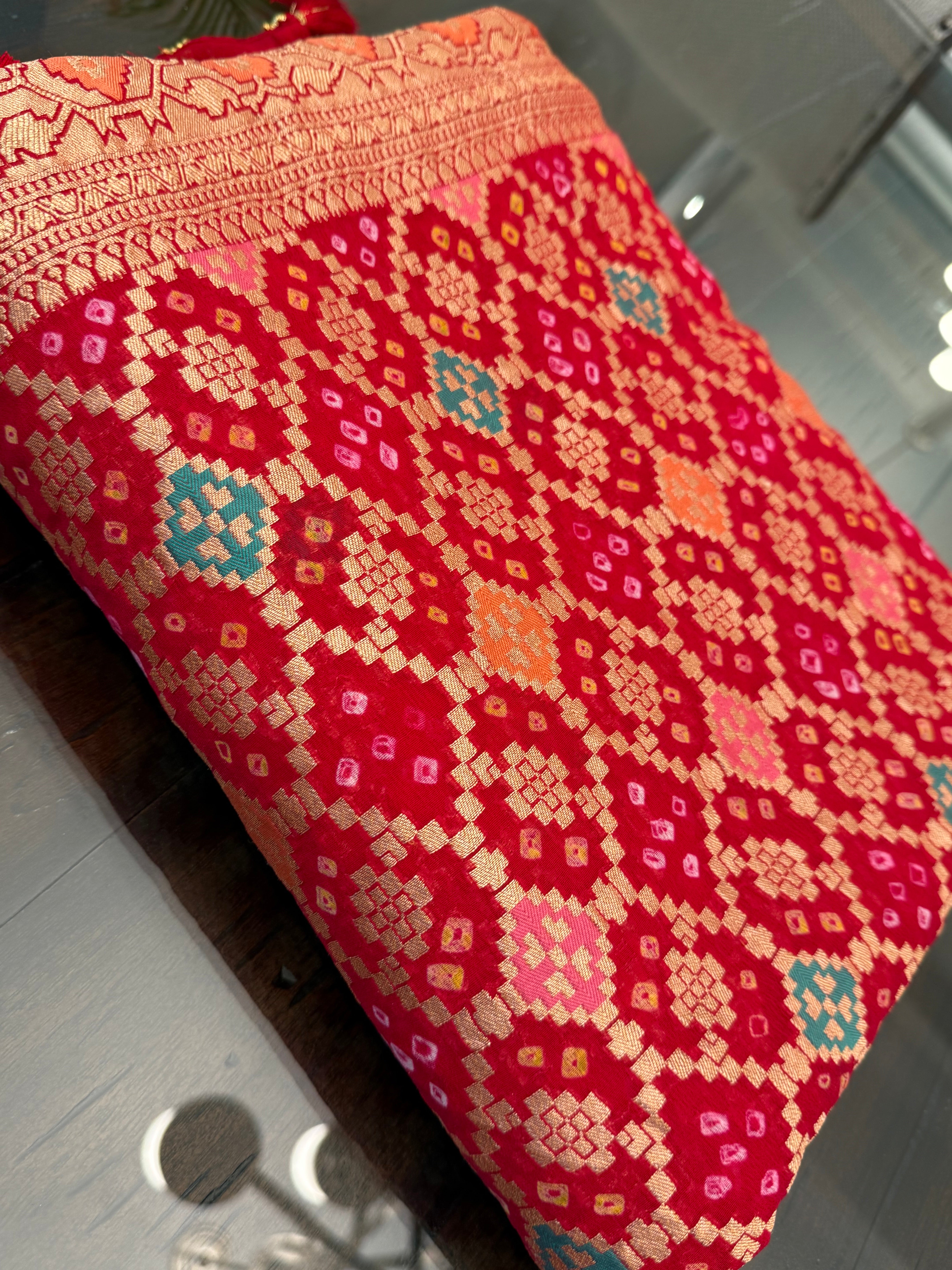 Banarasi Bandhini Georgette