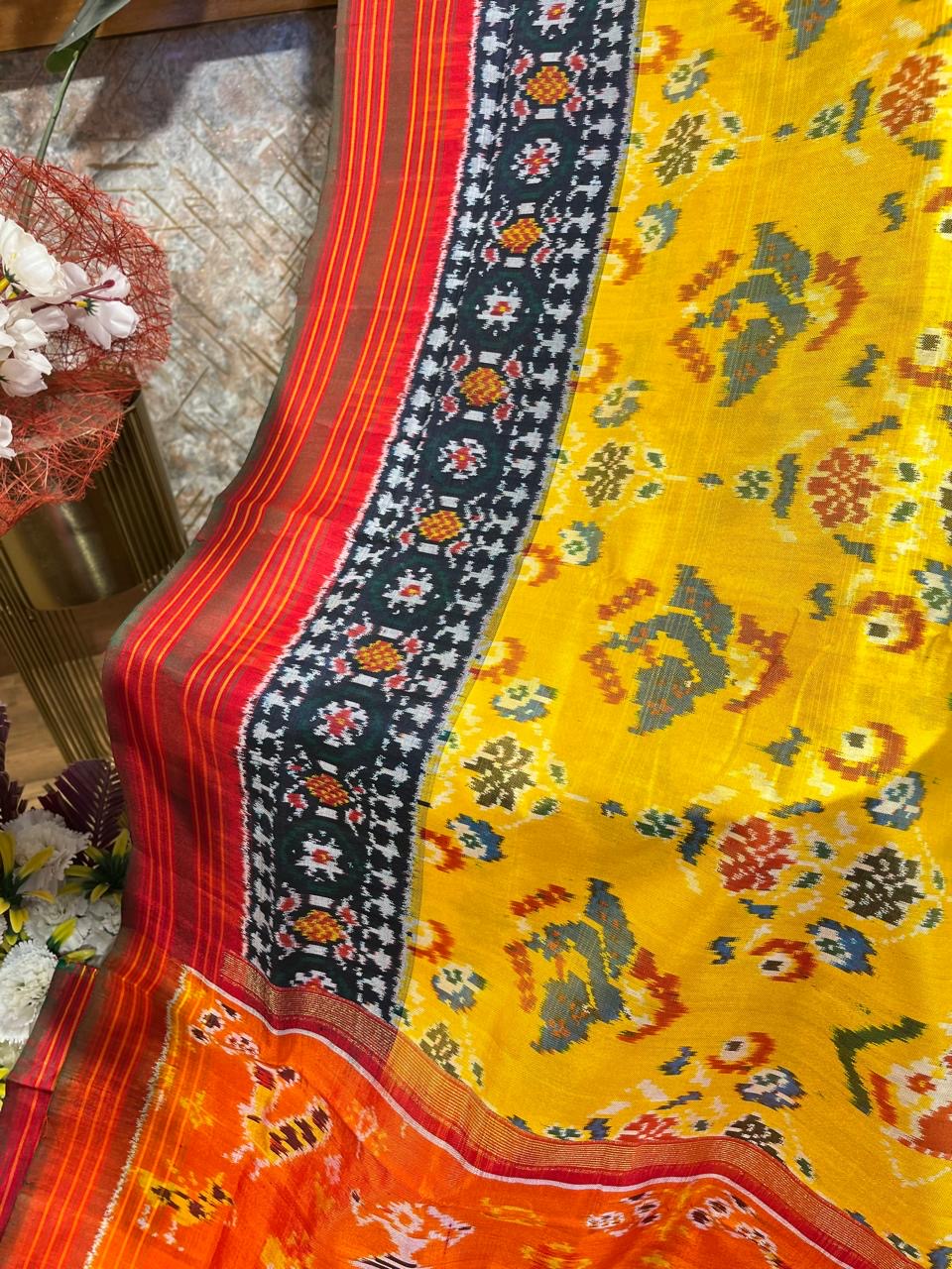 Yellow Twill ikkat