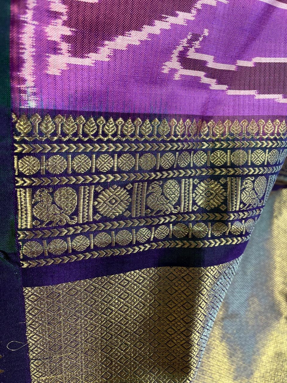 Light Purple Twill ikkat