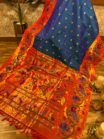 Gadwal Paithani pattu saree