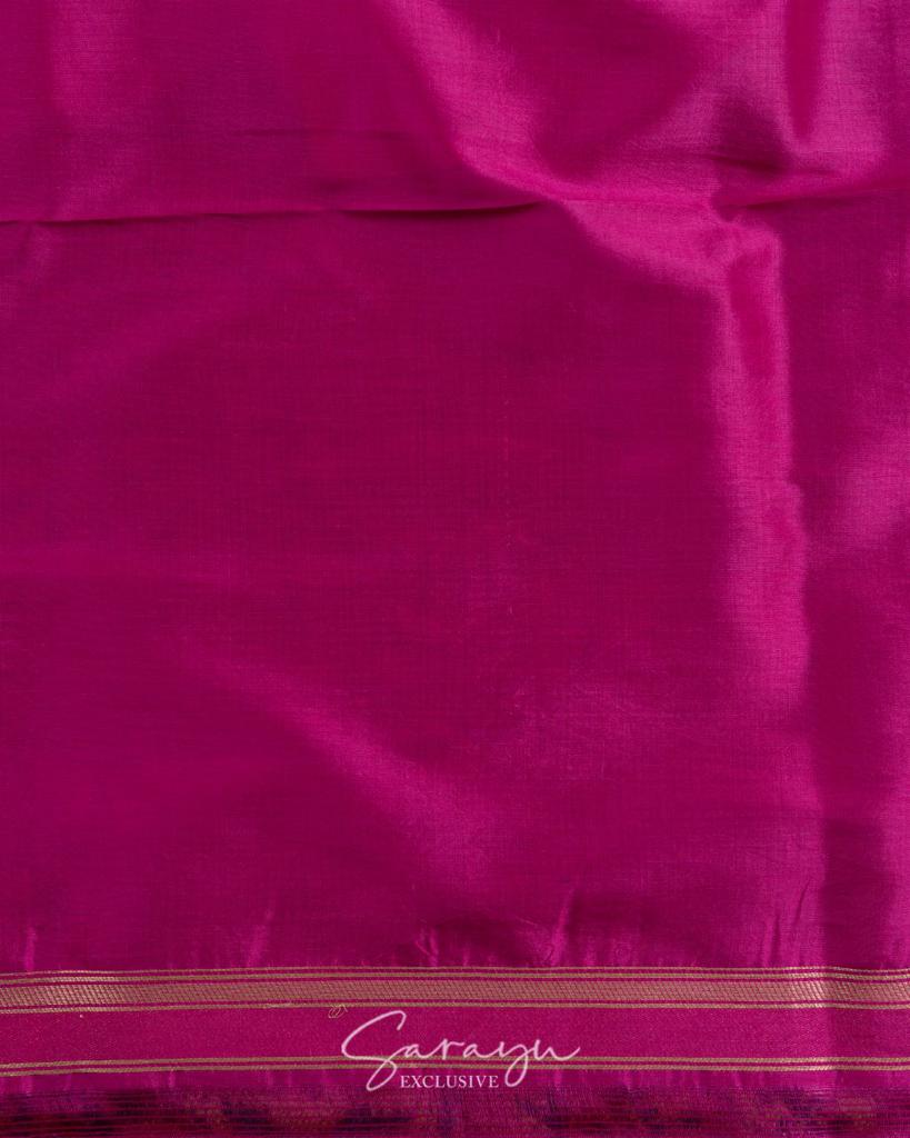 Statement Pink Raw mango Brocade Banarasi silk