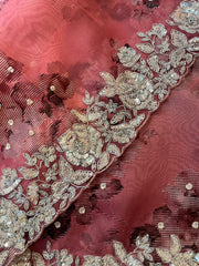 Pure Fine Silk Digital Organza… ✨