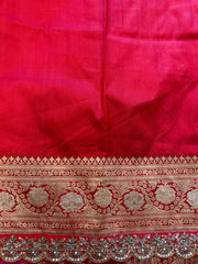 Red Exquisite Pure Banarasi Masterpiece