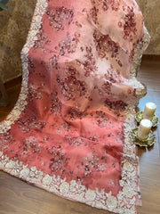Pure Fine Silk Digital Organza… ✨