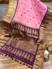 Gadwal saree ready to wear blouse