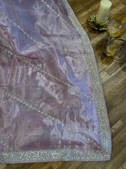 Handloom Handworked Organza Saree