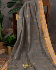 Grey Ponduru Khadi Jamdhani